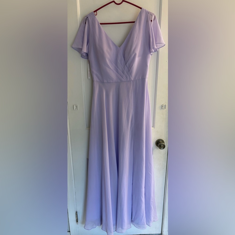 JJ’s House Lilac Chiffon Dress Size Small